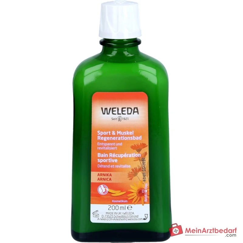 Weleda Sport & Muskel Regenerationsbad Arnika Badezusatz, 200 ml