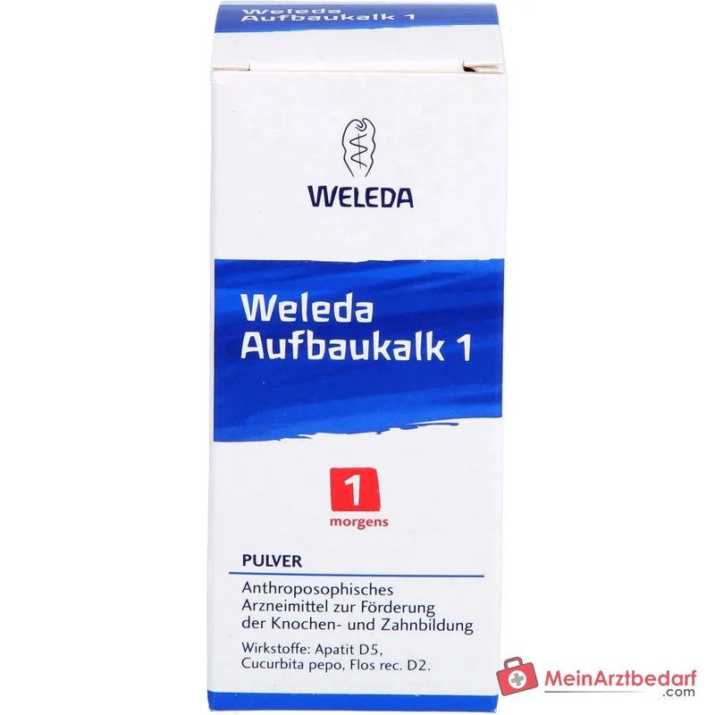 Weleda Aufbaukalk 1 Pulver morgens, 45 g