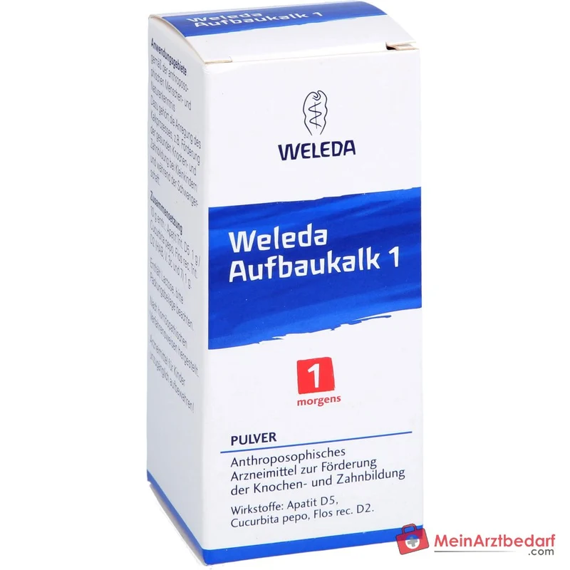 Weleda Aufbaukalk 1 Pulver morgens, 45 g