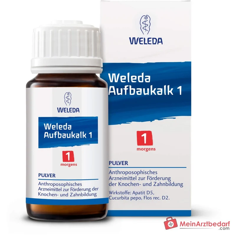 Weleda Aufbaukalk 1 Pulver morgens, 45 g