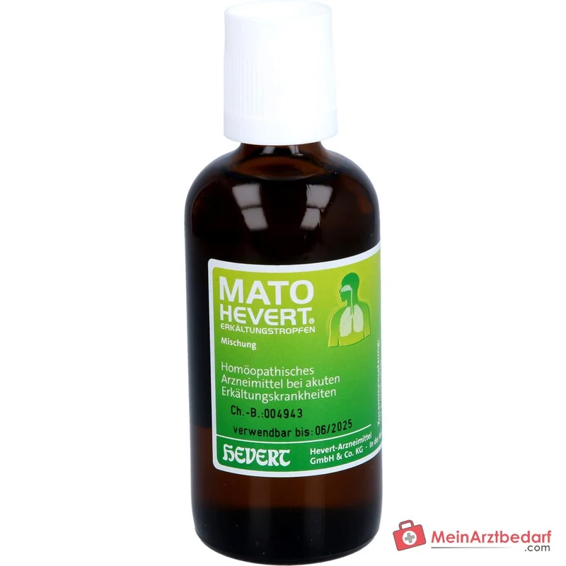 Hevert Mato Hevert Erkältungstropfen Tropfen, 100 ml