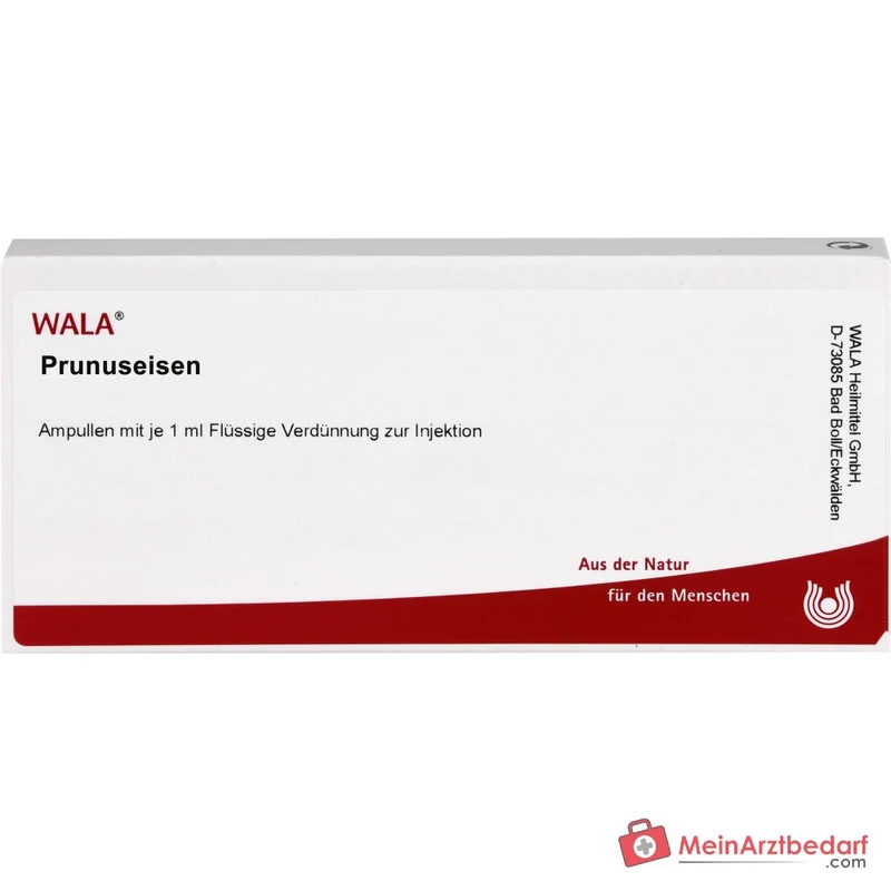 WALA Prunuseisen Ampullen, 10 x 1 ml