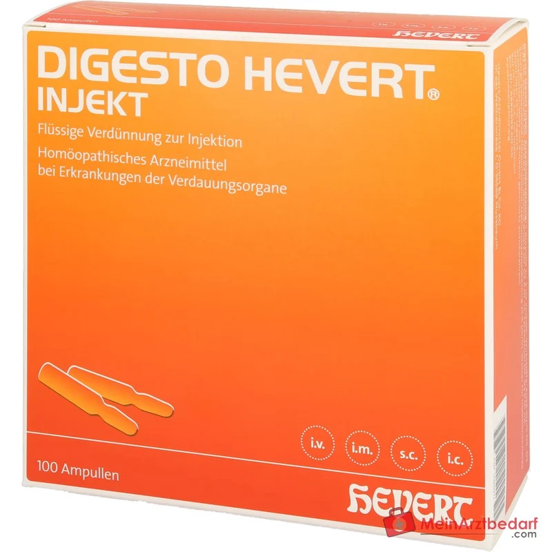 Hevert Digesto injekt Ampullen, 100 Stück à 2 ml