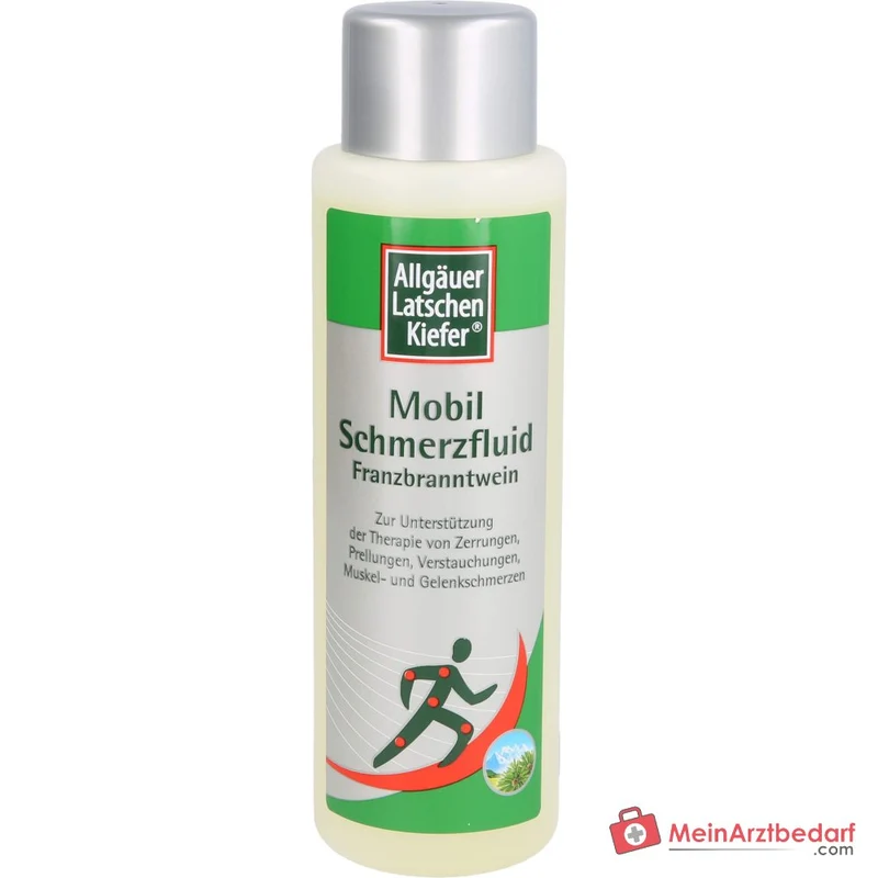 Allgäuer Latschenkiefer Mobil Schmerzfluid Campher / Ethanol Franzbranntwein Lösung, 250 ml