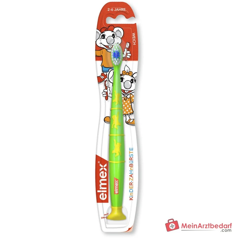 elmex Kinder-Zahnbürste weich für Kinder 2-6 Jahre, 1 St.