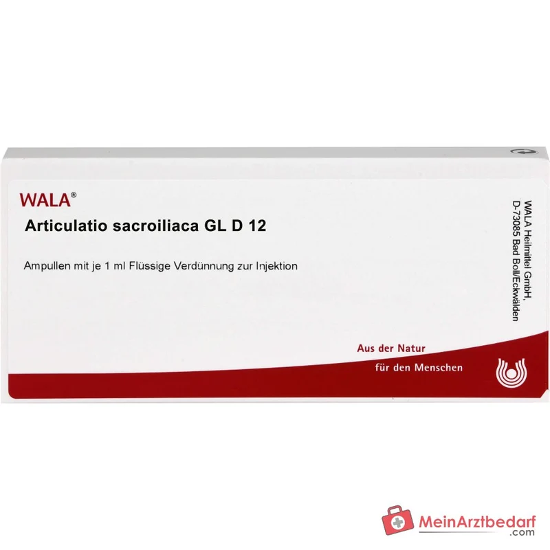 WALA Articulatio sacroiliaca Gl Articulatio sacroiliaca bovis Gl Ampullen D12, 10 Stück