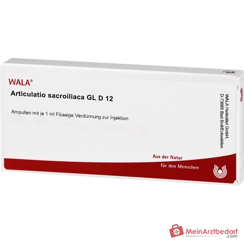 WALA Articulatio sacroiliaca Gl Articulatio sacroiliaca bovis Gl Ampullen D12, 10 Stück