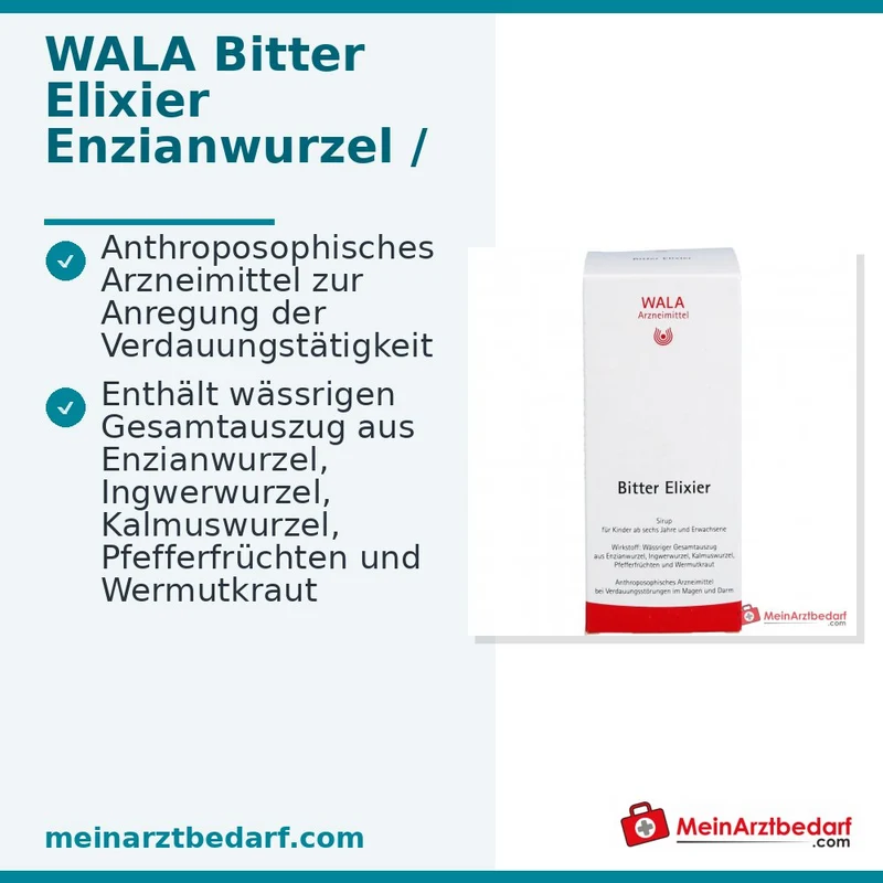 WALA Bitter Elixier Sirup, 180 ml