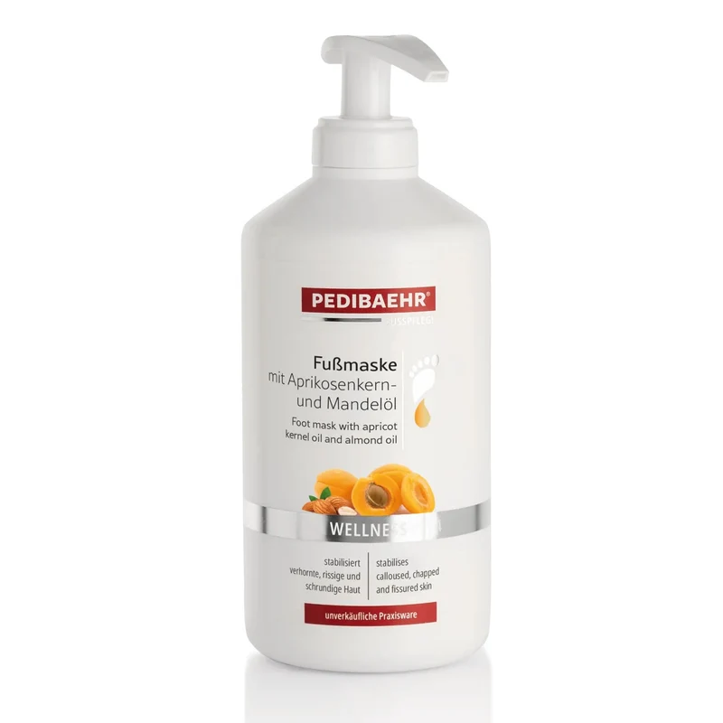PEDIBAEHR Fußmaske mit Aprikosenkern- und Mandelöl 500 ml