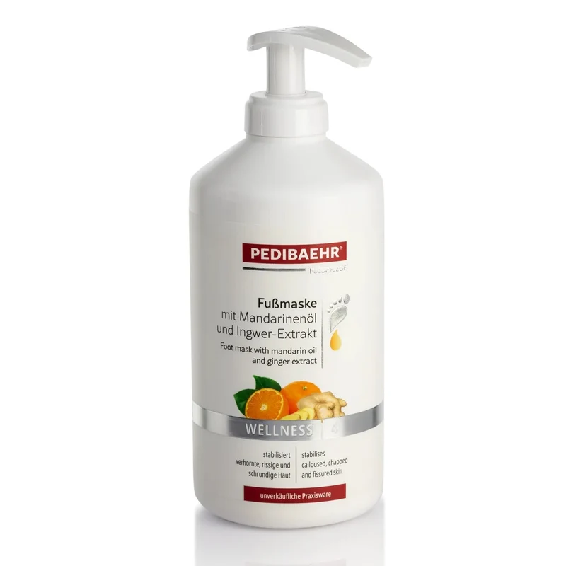 PEDIBAEHR Fußmaske mit Mandarinenöl und Ingwer 500ml