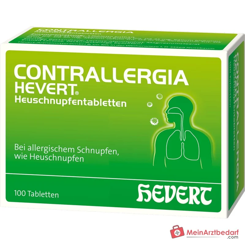 Hevert Contrallergia Heuschnupfentabletten, 100 St.