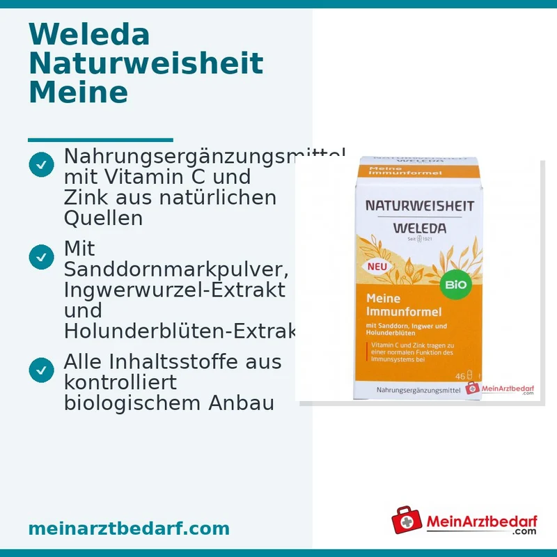 Weleda Naturweisheit Meine Immunformel Vitamin Kapseln, 46 St.