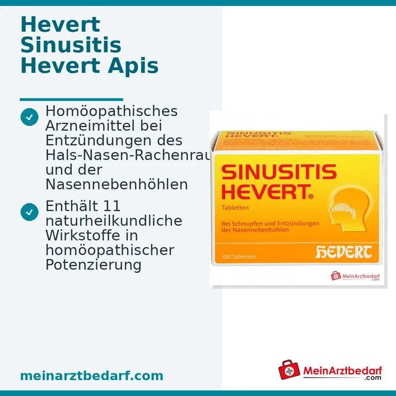 Hevert Sinusitis Tabletten, 100 St.