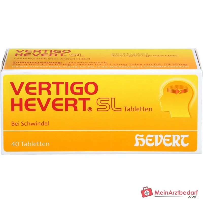 Hevert Vertigo SL Tabletten, 40 St.