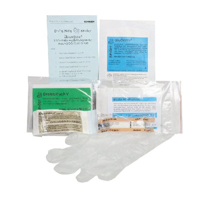 Übungsset Erste Hilfe-Ausbildung Kinder nach BGG-GUV-G 948 | Packung (1 Stück)