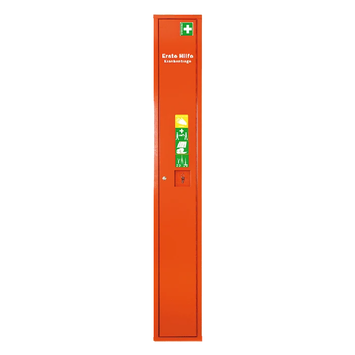 Stehschrank Erste-Hilfe-Trage orange | Packung (1 Stück)
