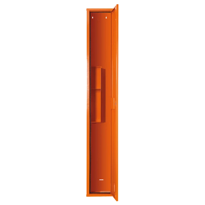 Stehschrank Erste-Hilfe-Trage orange leer | Packung (1 Stück)