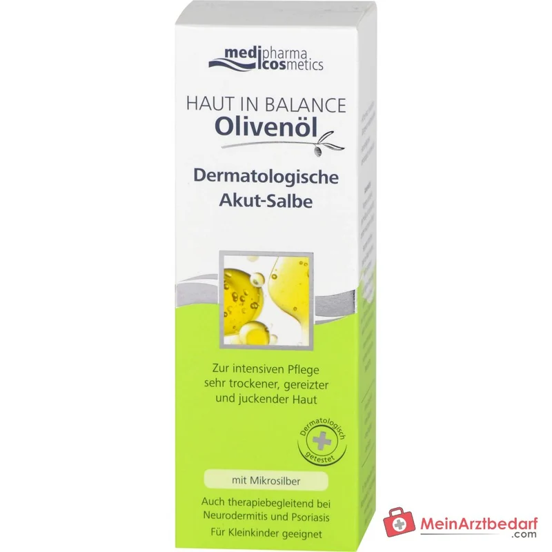 medipharma cosmetics Haut in Balance Olivenöl Dermatologische Akut-Salbe, 75 ml