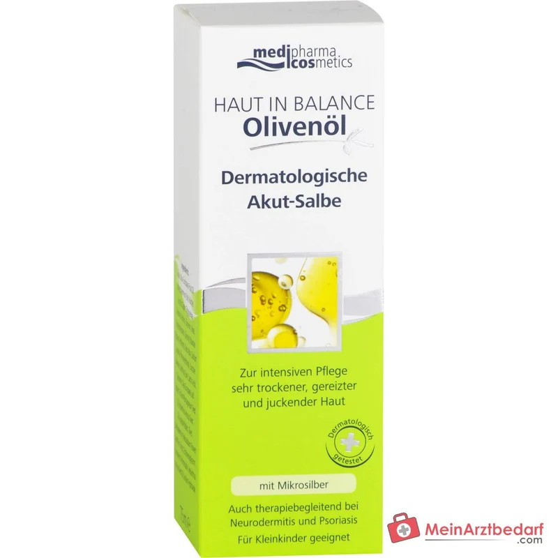 medipharma cosmetics Haut in Balance Olivenöl Dermatologische Akut-Salbe, 75 ml