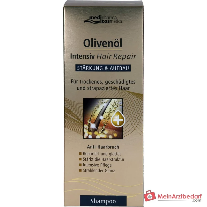Medipharma Cosmetics Olivenöl Intensiv Hair Repair Shampoo, 200 ml