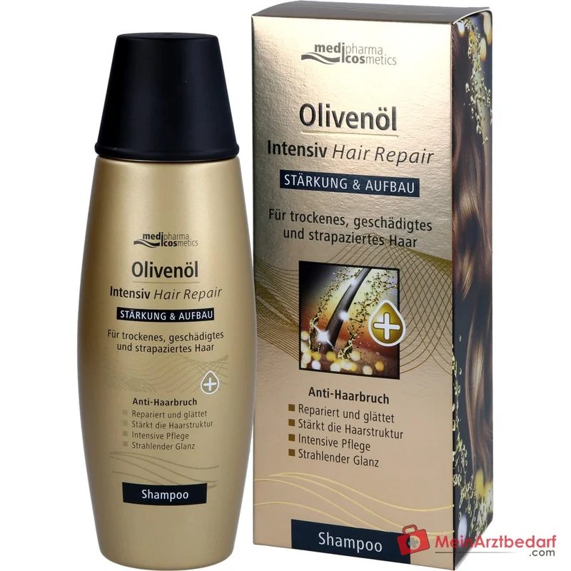 Medipharma Cosmetics Olivenöl Intensiv Hair Repair Shampoo, 200 ml