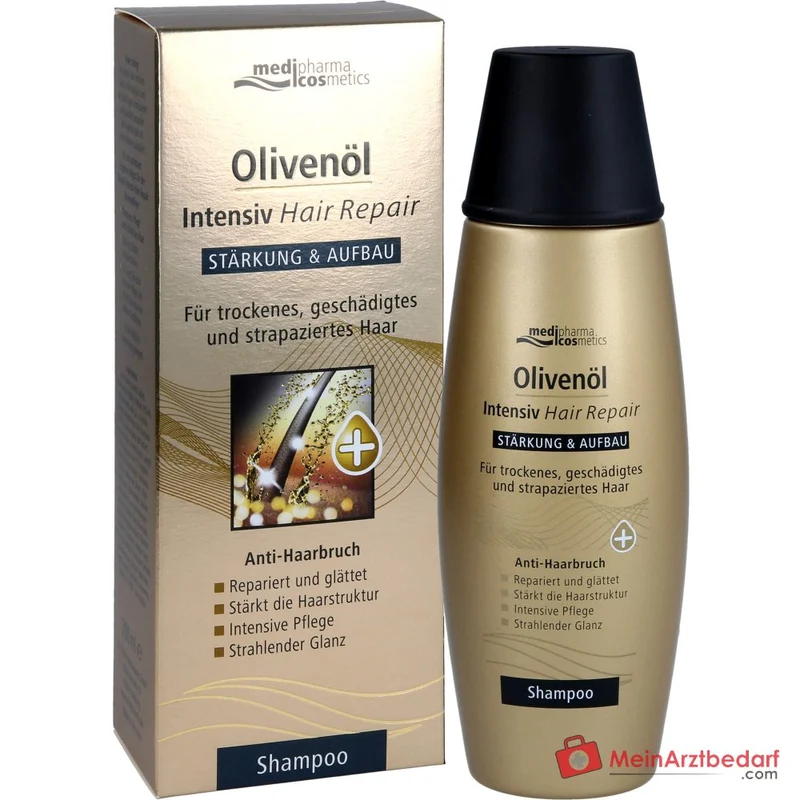 Medipharma Cosmetics Olivenöl Intensiv Hair Repair Shampoo, 200 ml