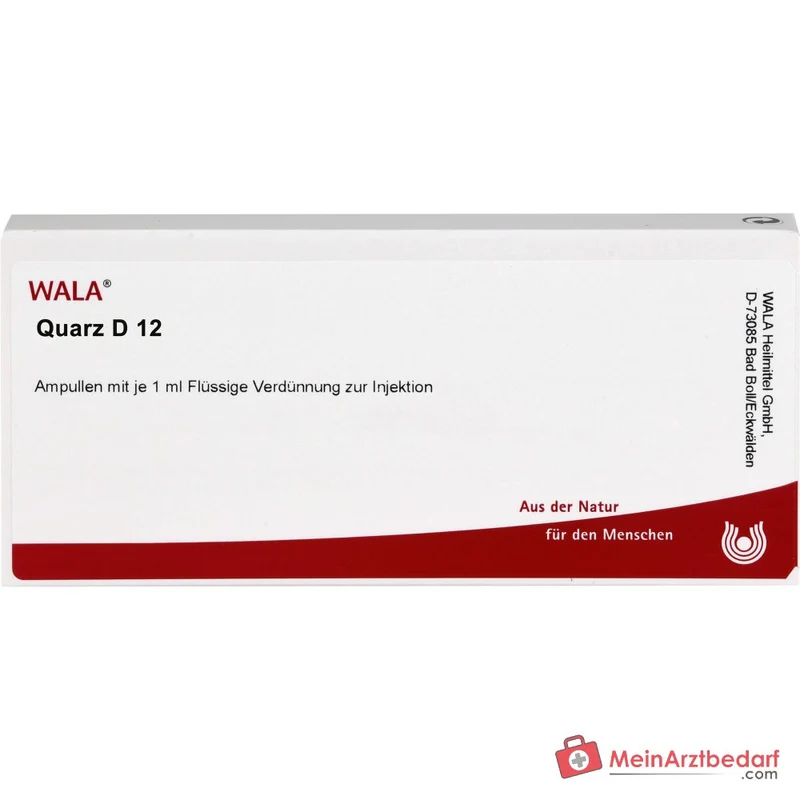 WALA Quarz D12 Ampullen, 10 x 1 ml