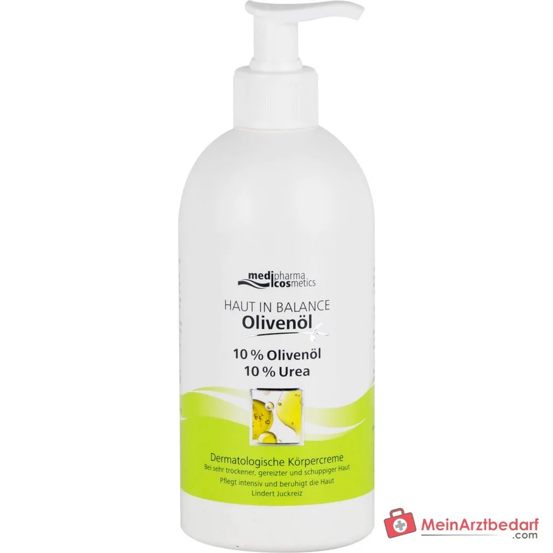 medipharma cosmetics Haut in Balance Olivenöl Dermatologische Körpercreme, 500 ml