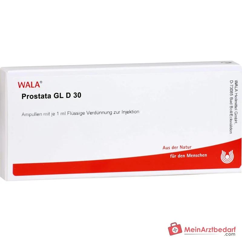 WALA Prostata Gl D30 Prostata bovis Gl Ampullen, 10 Stück