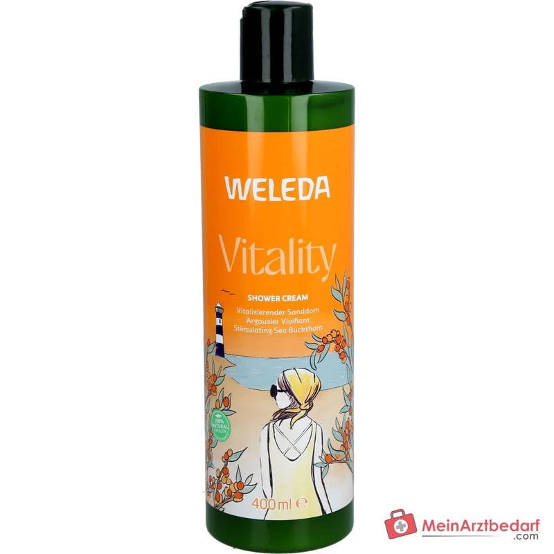 Weleda Vitality Duschcreme Sanddorn, 400 ml
