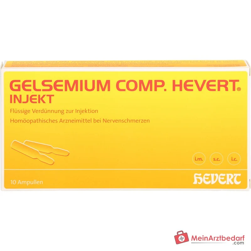 Hevert Gelsemium comp. Injekt Ampullen, 10 Stück