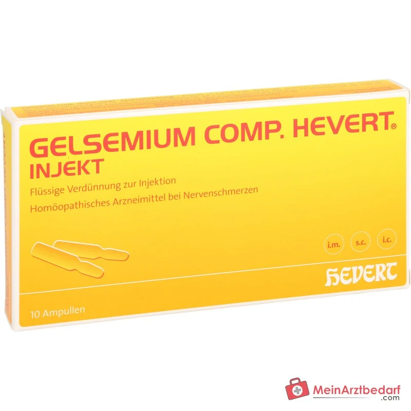 Hevert Gelsemium comp. Injekt Ampullen, 10 Stück