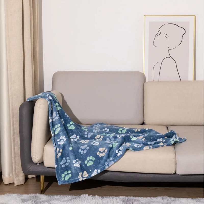 Gemütliche Fleece-Wurfdecke
