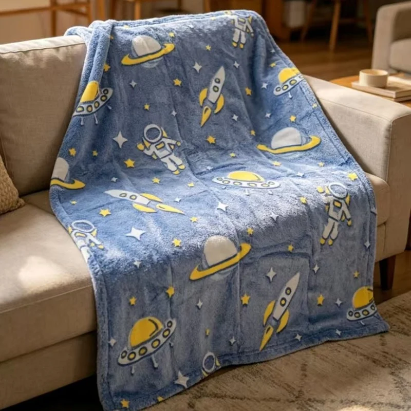 Gemütliche dekorative Wurfdecke