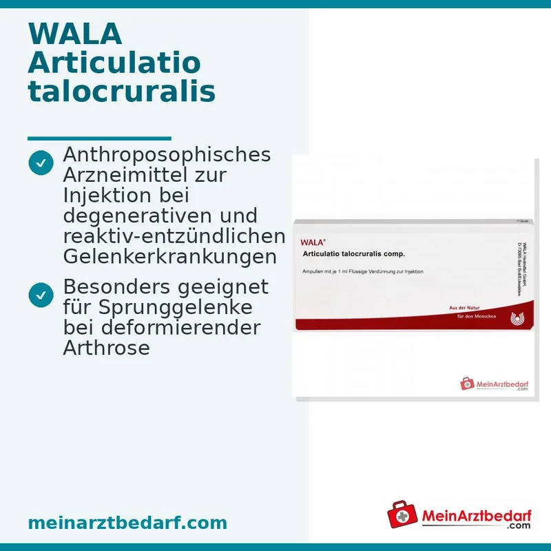 WALA Articulatio talocruralis comp. Ampullen, 10 x 1 ml