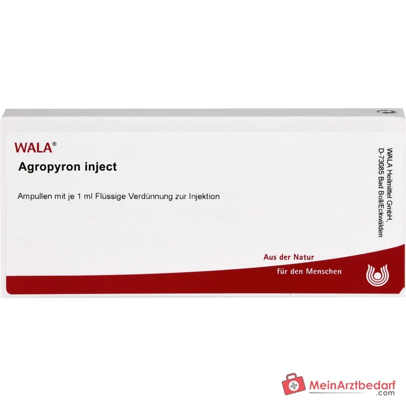 WALA Agropyron Inject Ampullen, 10 x 1 ml