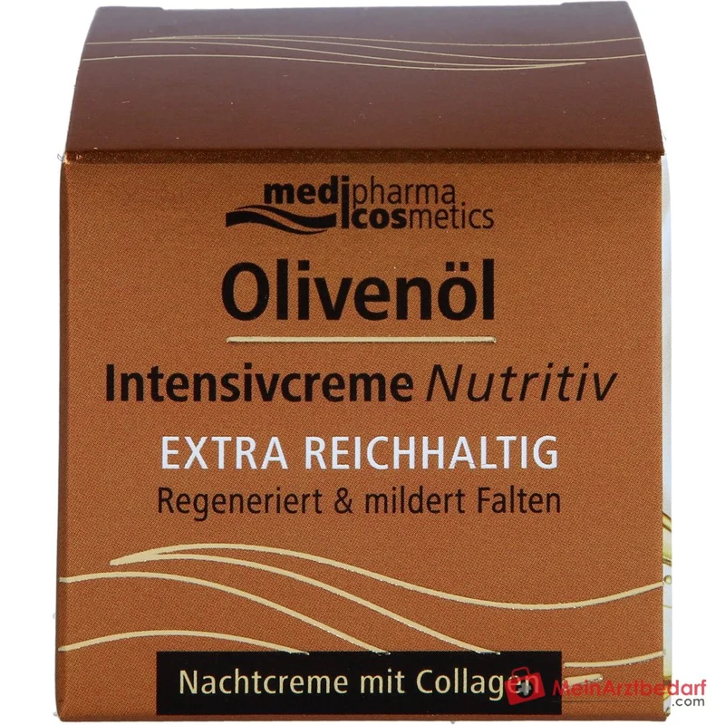 medipharma cosmetics Olivenöl Intensivcreme Nutritiv Nachtcreme, 50 ml