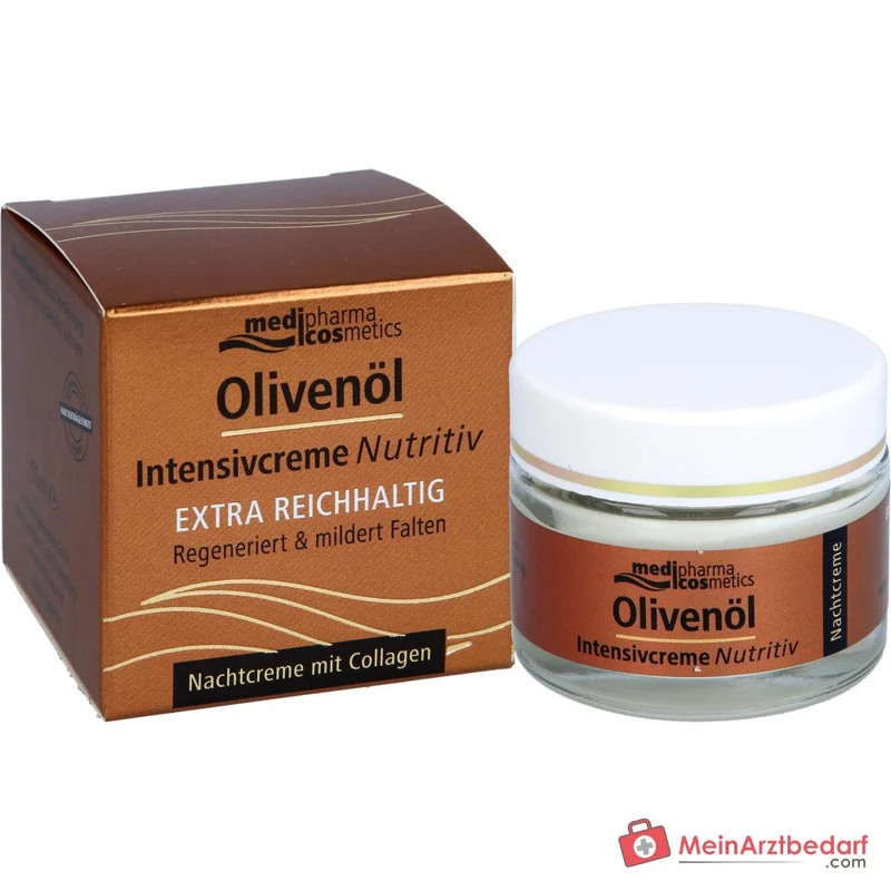 medipharma cosmetics Olivenöl Intensivcreme Nutritiv Nachtcreme, 50 ml