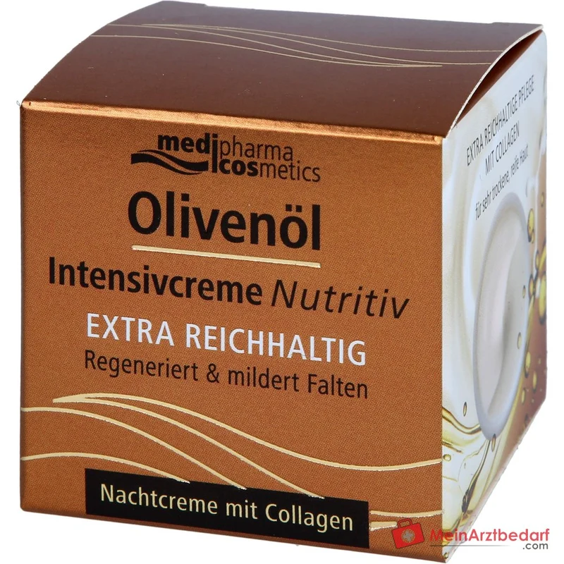 medipharma cosmetics Olivenöl Intensivcreme Nutritiv Nachtcreme, 50 ml