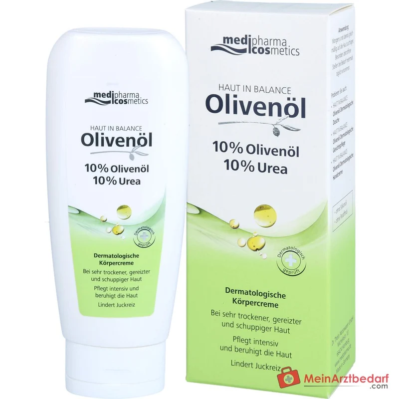 medipharma cosmetics Haut in Balance Olivenöl Dermatologische Körpercreme, 200 ml