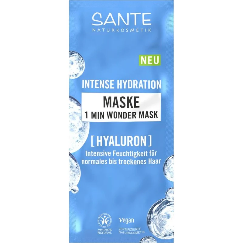 Sante Naturkosmetik Mask hydration wonder mask 20 sachets