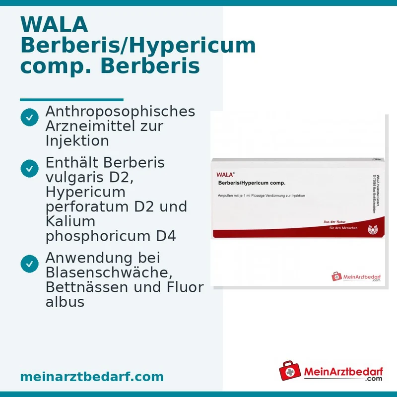 WALA Berberis/Hypericum comp. Ampullen, 10 x 1 ml