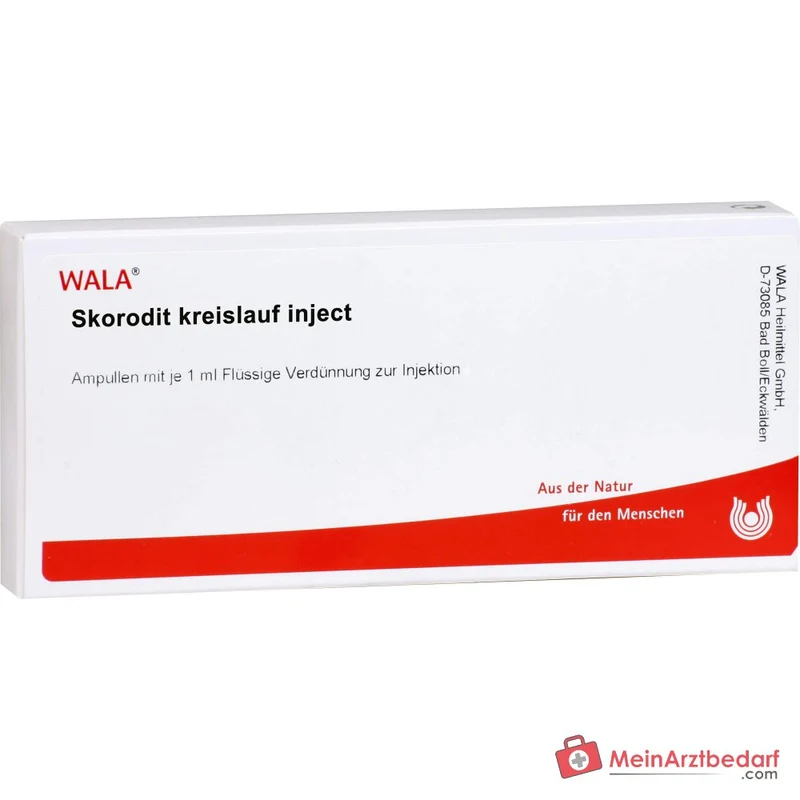 WALA Skorodit Kreislauf Inject Ampullen, 10 x 1 ml