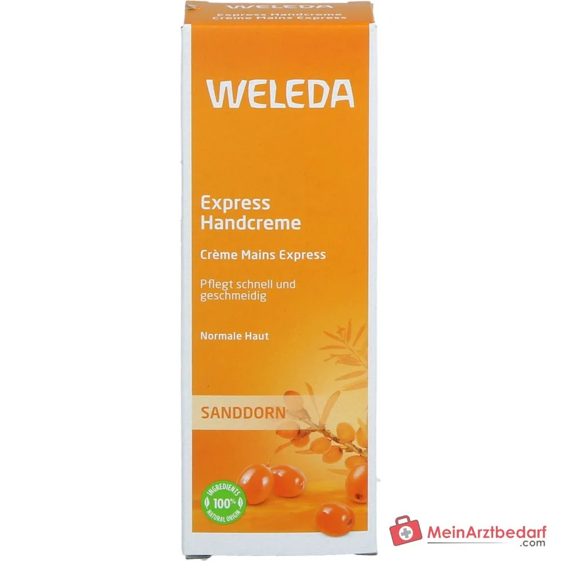 Weleda Sanddorn Express Handcreme Creme, 50 ml