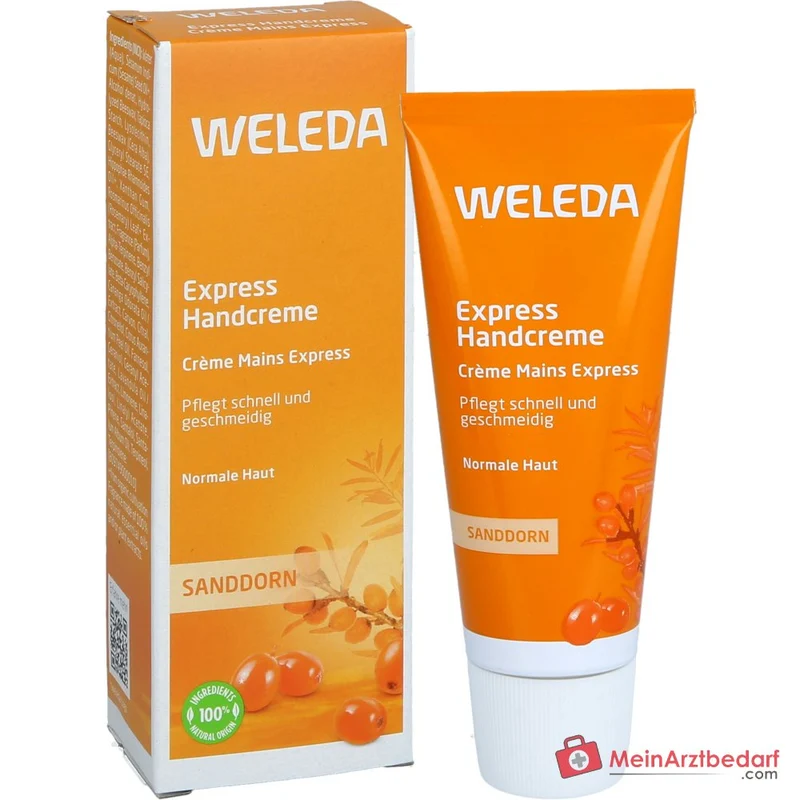 Weleda Sanddorn Express Handcreme Creme, 50 ml