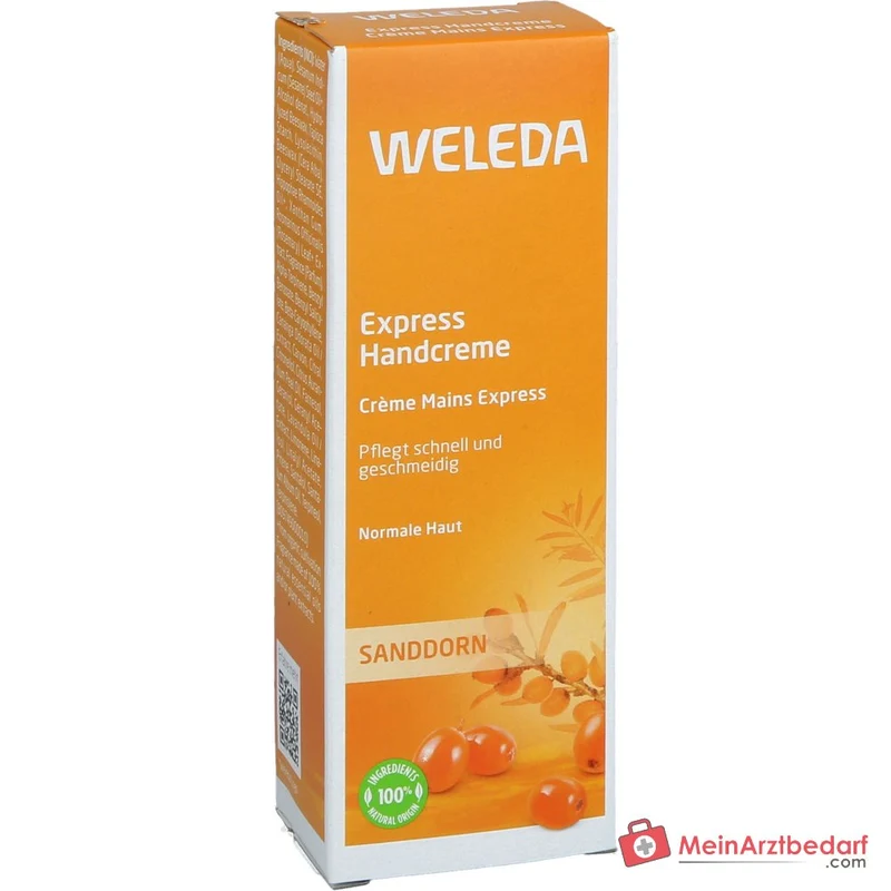 Weleda Sanddorn Express Handcreme Creme, 50 ml