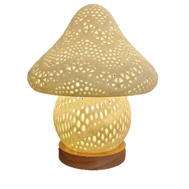 Pilzförmige Tischlampe