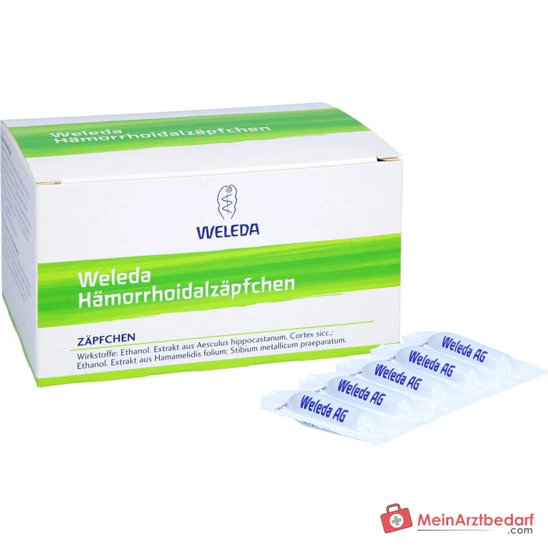 Weleda Hämorrhoidalzäpfchen Suppositorien, 50 St., 50 Stück