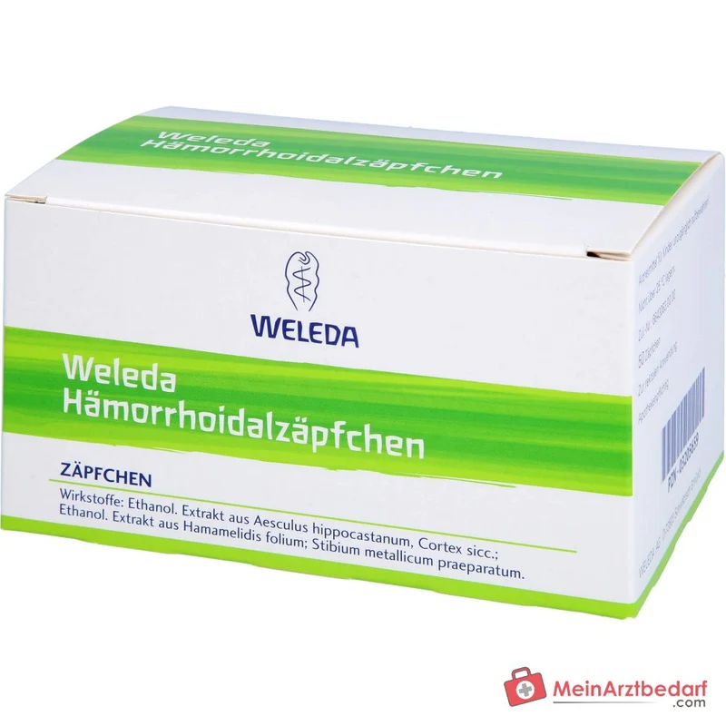 Weleda Hämorrhoidalzäpfchen Suppositorien, 50 St., 50 Stück