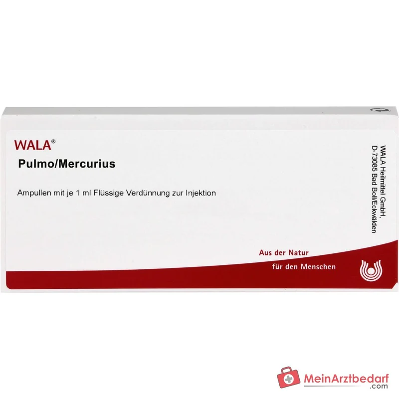WALA Pulmo/Mercurius Ampullen, 10 x 1 ml
